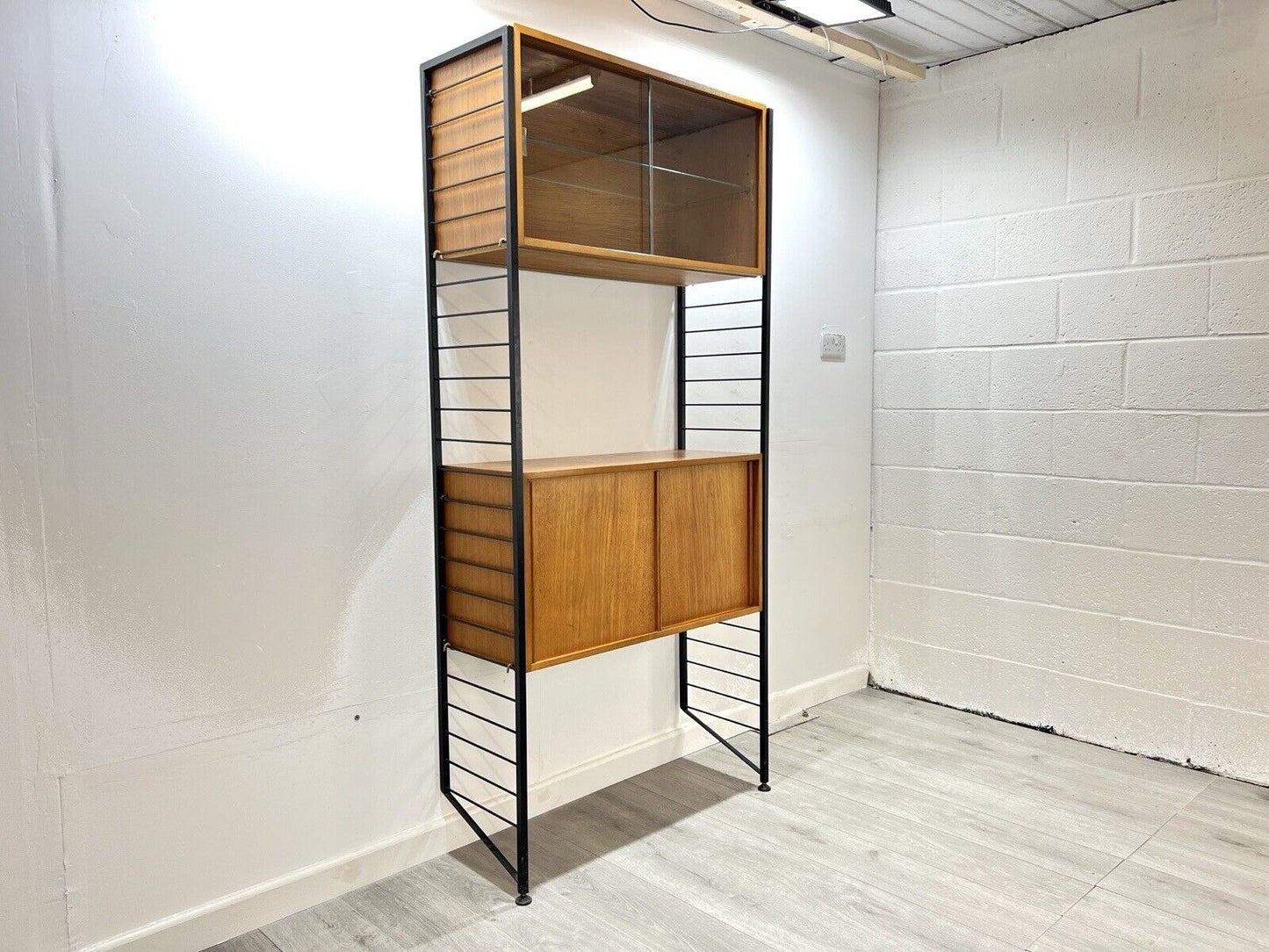Staples Ladderax, Singular Bay Mid Century Modular Shelving