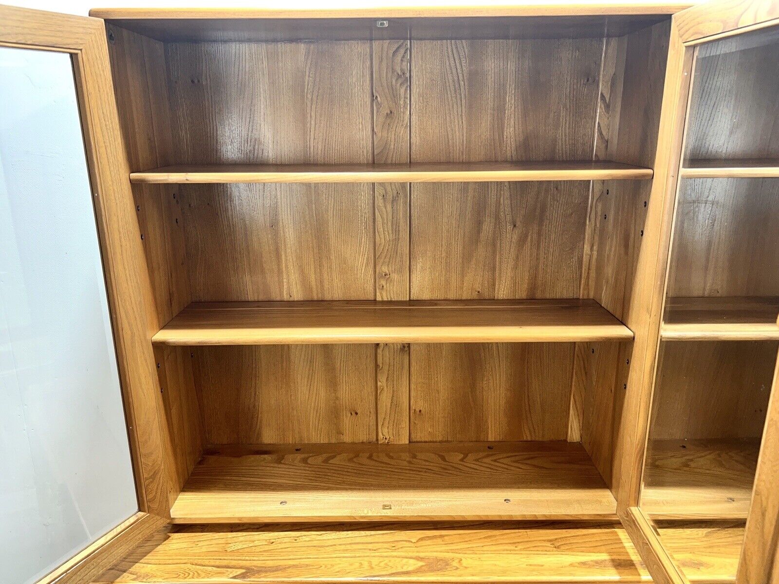Ercol 455 / 806 Wall Unit / Glazed Display Case