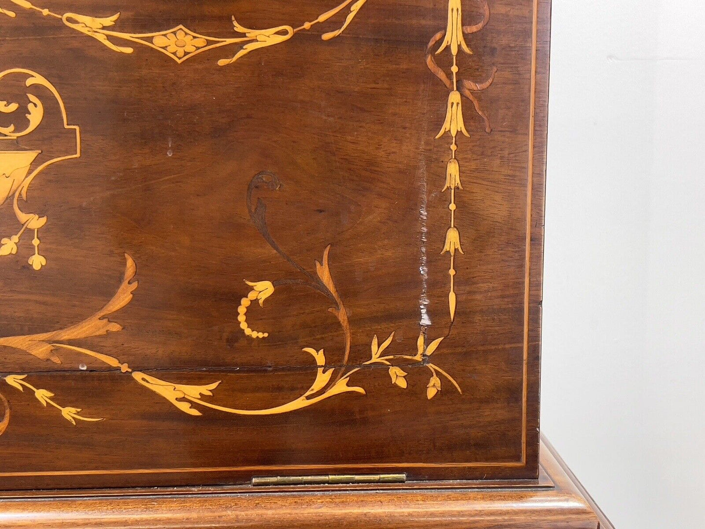 Edwardian, Campaign Style and Inlaid Travelling Writing Desk