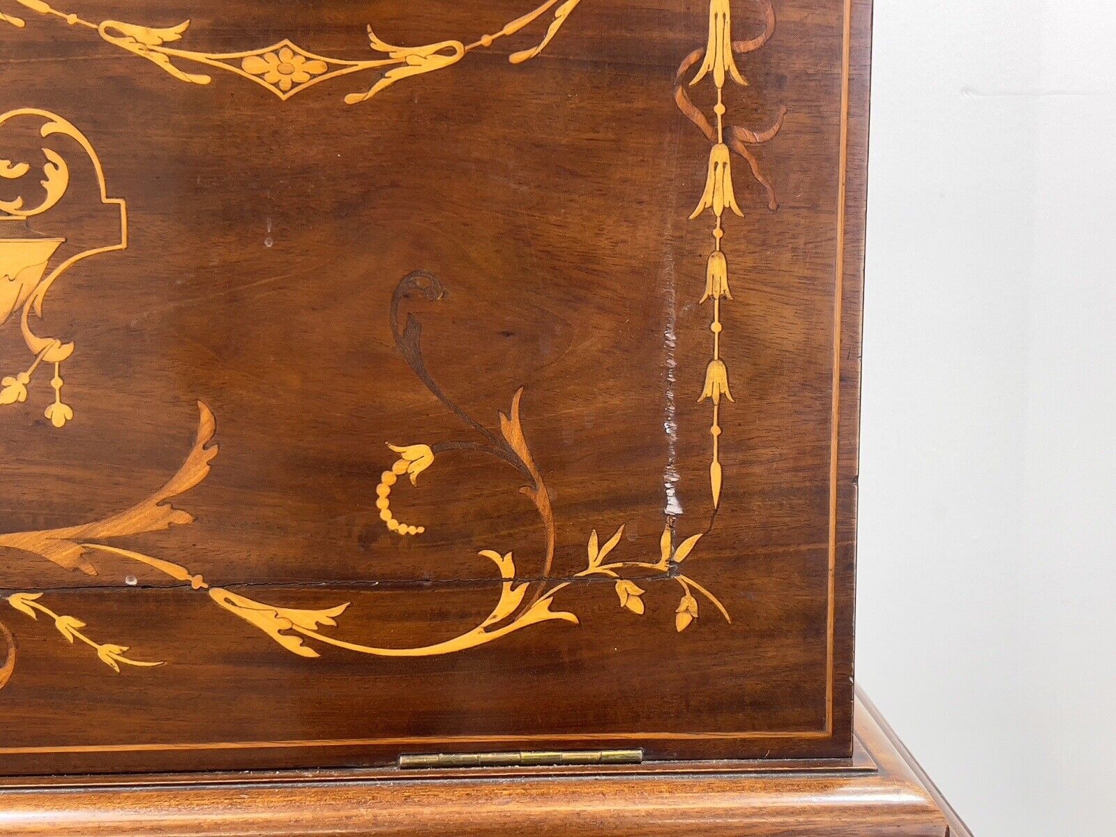 Edwardian, Campaign Style and Inlaid Travelling Writing Desk