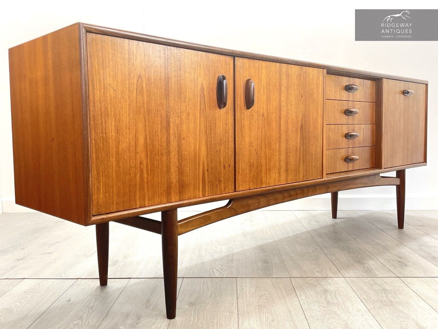 G Plan Brasilia, Mid Century Teak Sideboard / Credenza