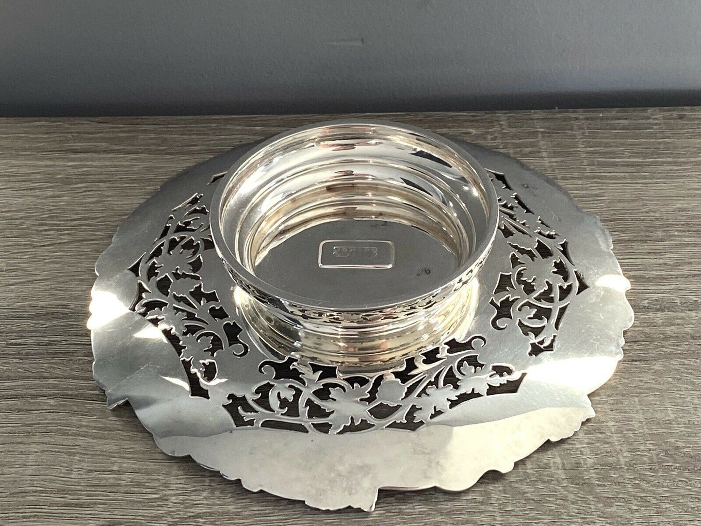 6 Piece Silver Tazza Set By David & George Edward, Sheffield 1909