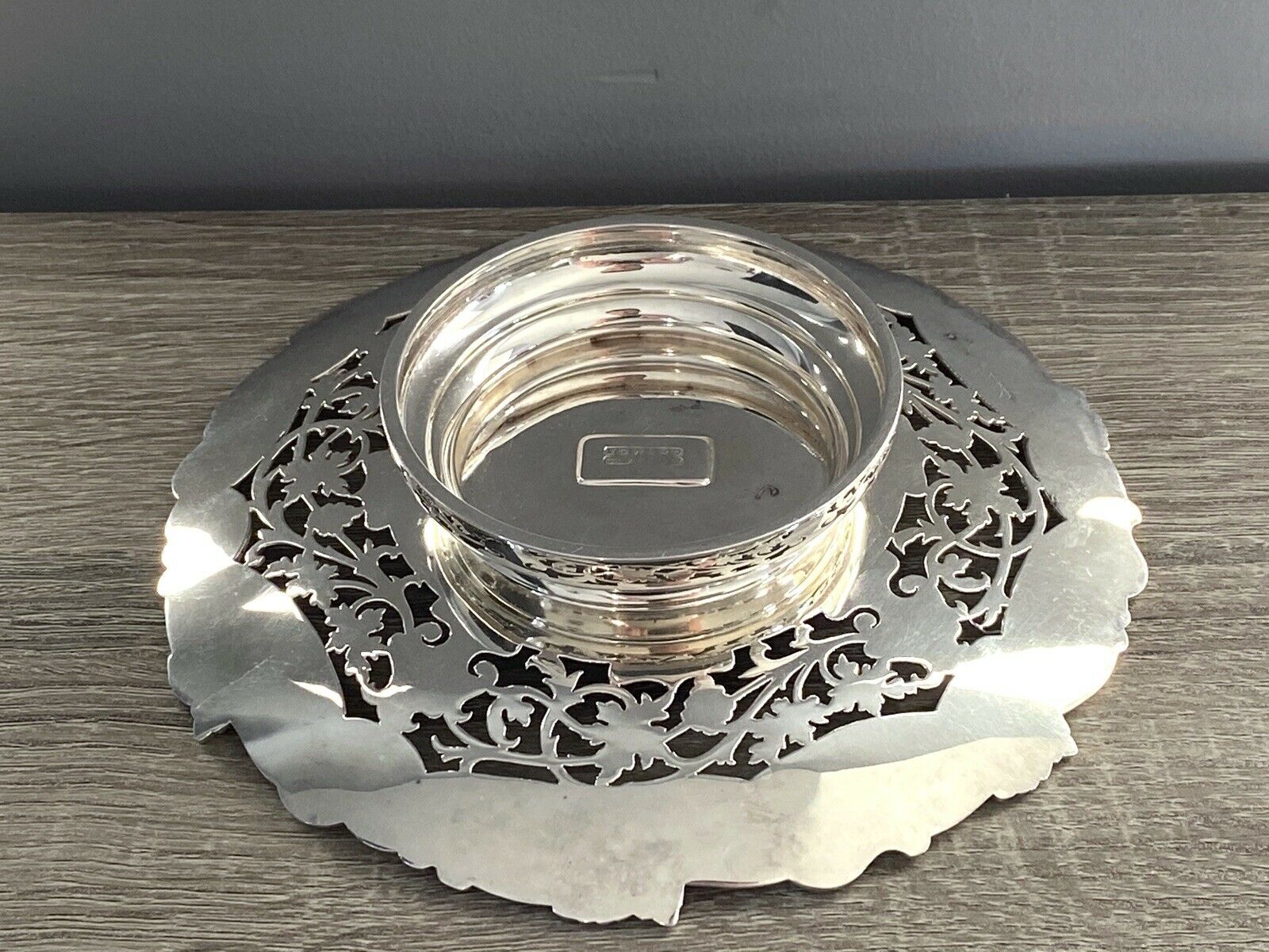 6 Piece Silver Tazza Set By David & George Edward, Sheffield 1909