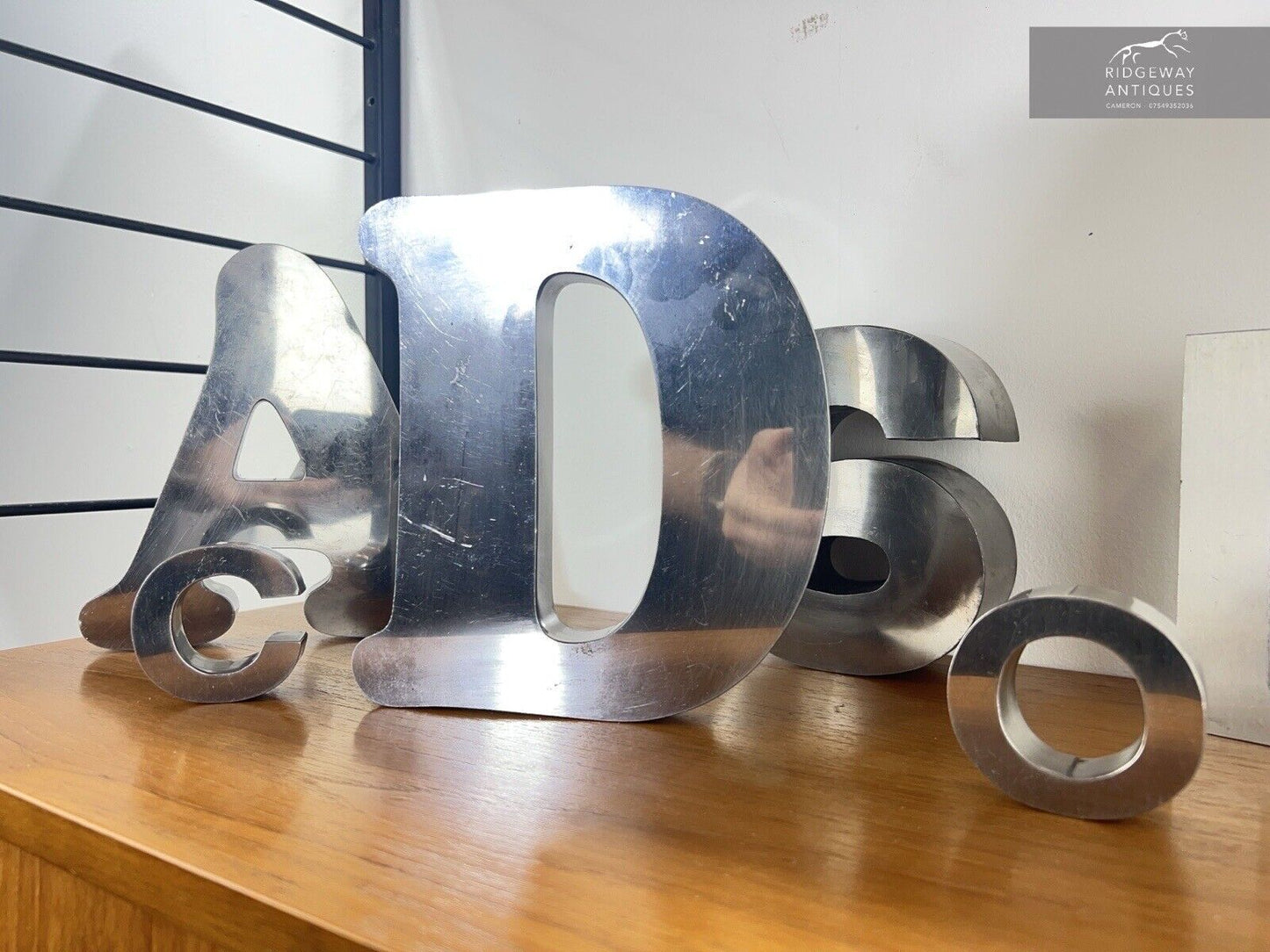 Chrome Plated, 3D Sign / Advertising Letters - Letter “D”