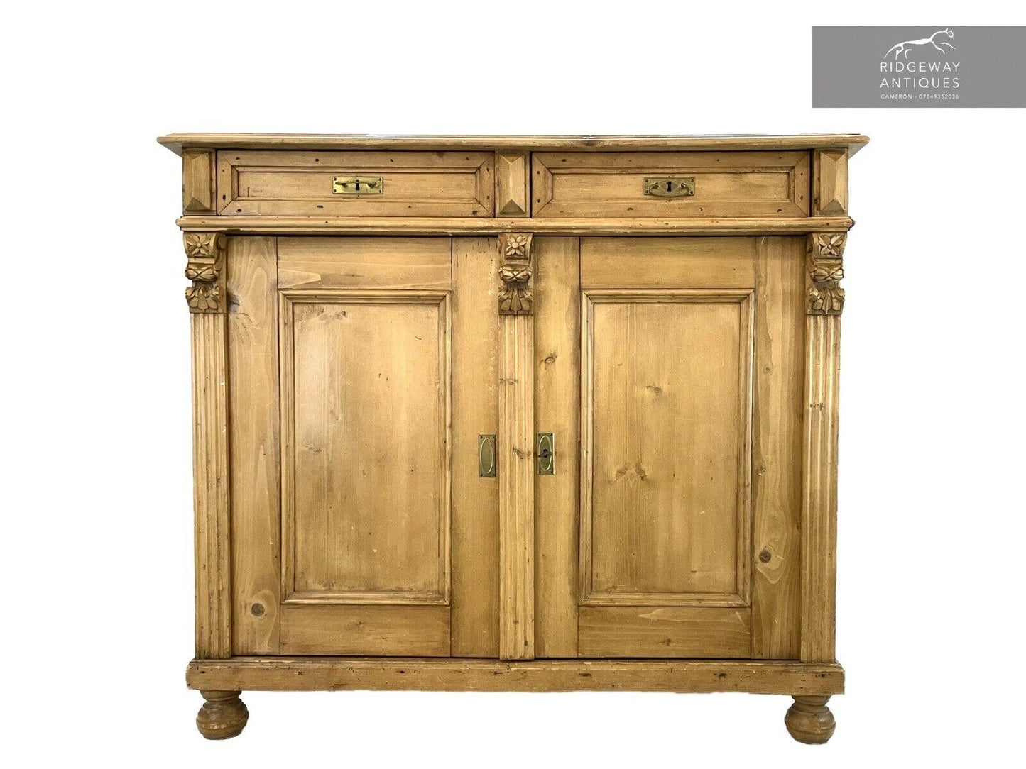 Victorian Pine Sideboard / Dresser Base