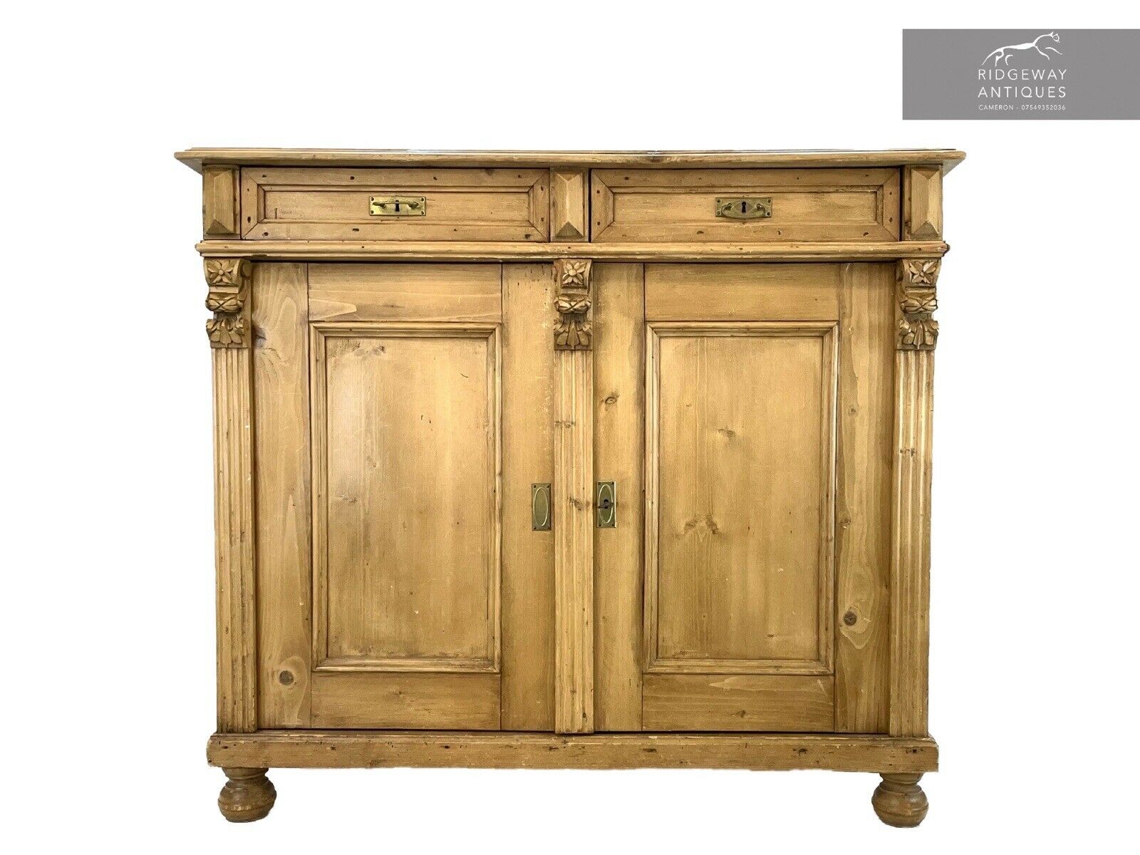 Victorian Pine Sideboard / Dresser Base