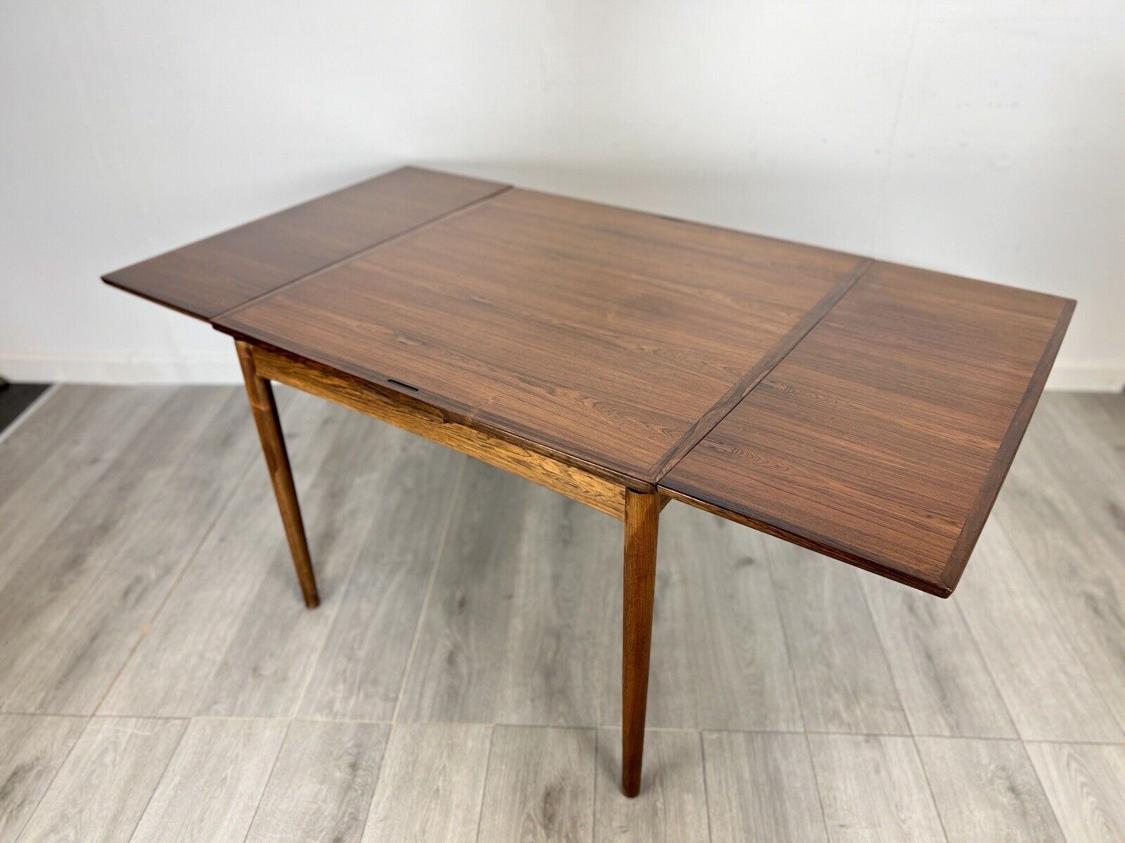 Poul Hundevad, Mid Century Reversible Rosewood Dining Table and Card Table