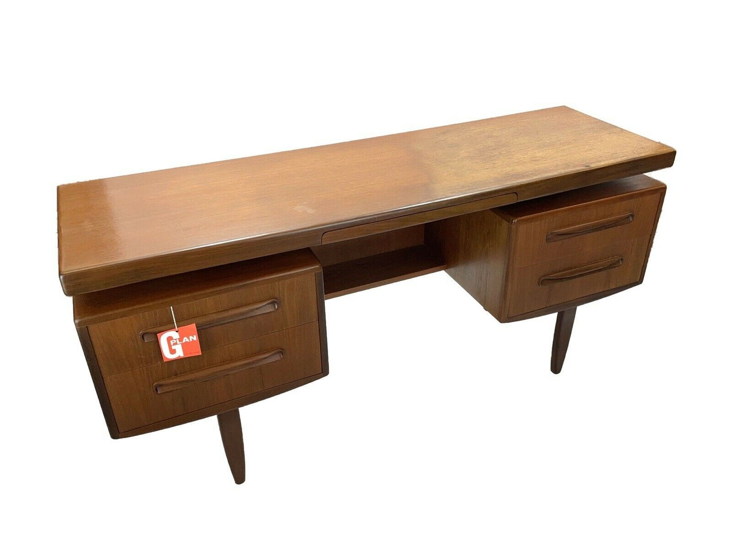 G Plan Fresco, Mid-Century Modern, Teak Desk - V.B. Wilkins