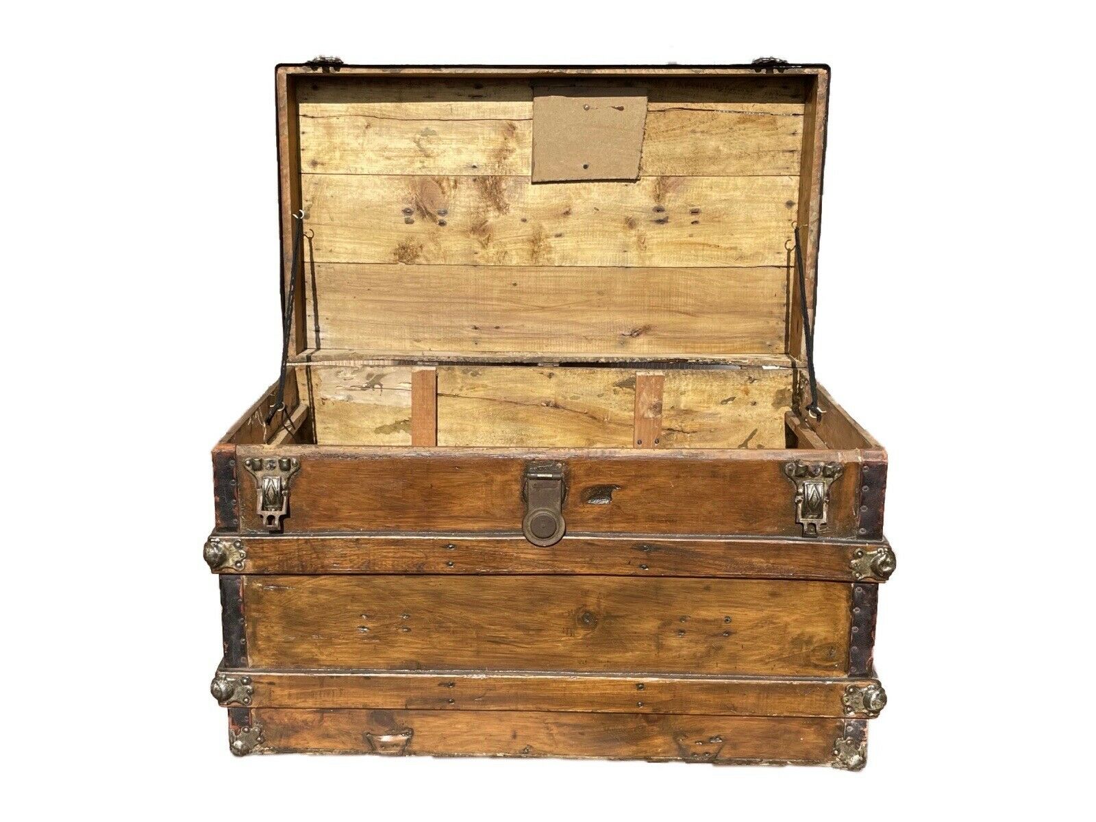 Antique Flat Top Trunk / Chest