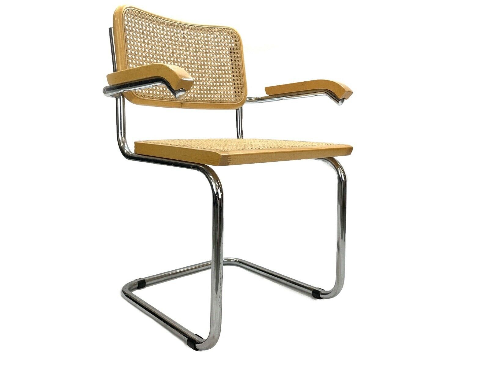 Set Of 3, Marcel Breuer - Cesca, B64 Style Chairs - Made In Italy