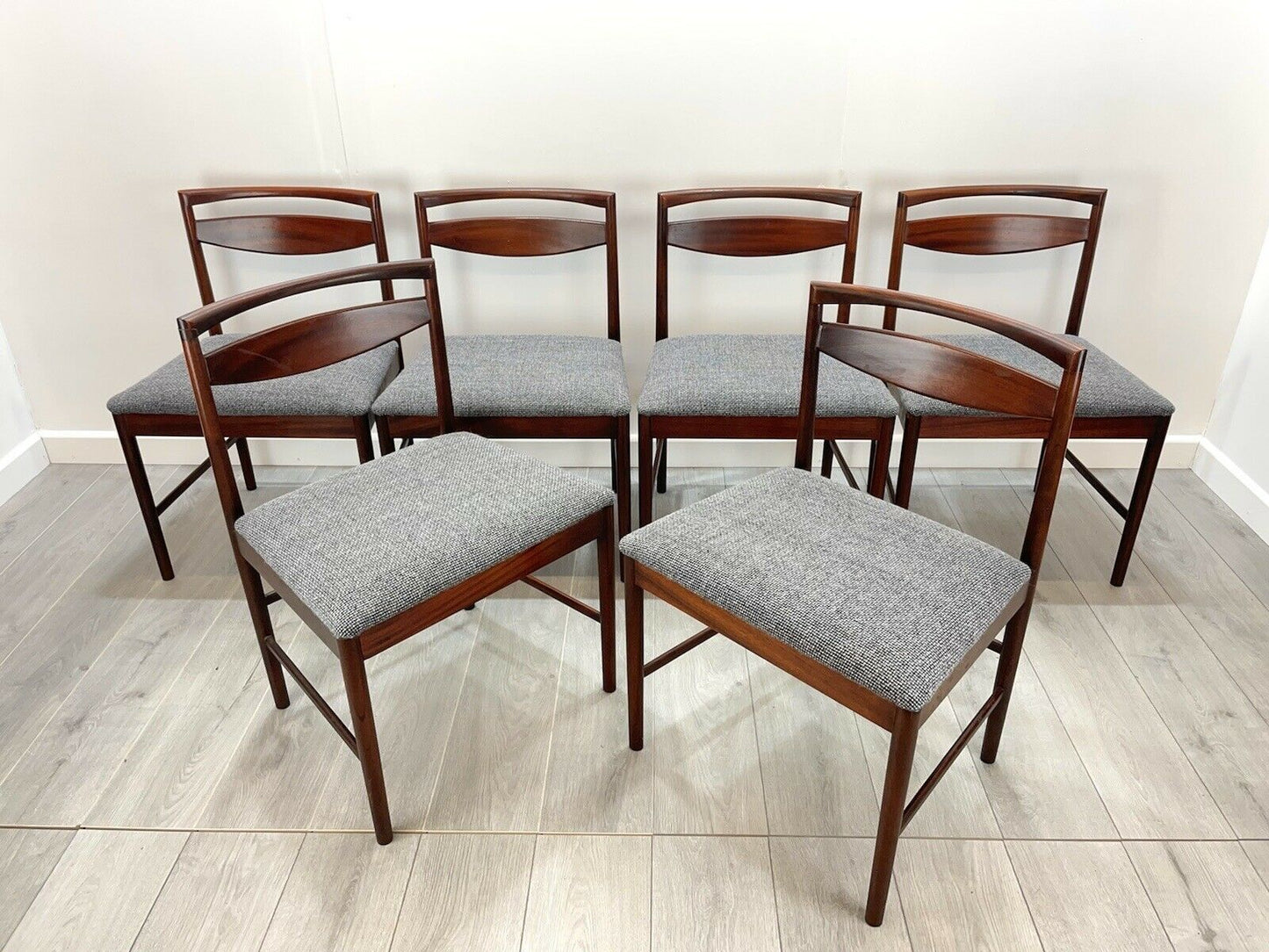 Mid Century, Mcintosh Dining Table and 6 Chairs
