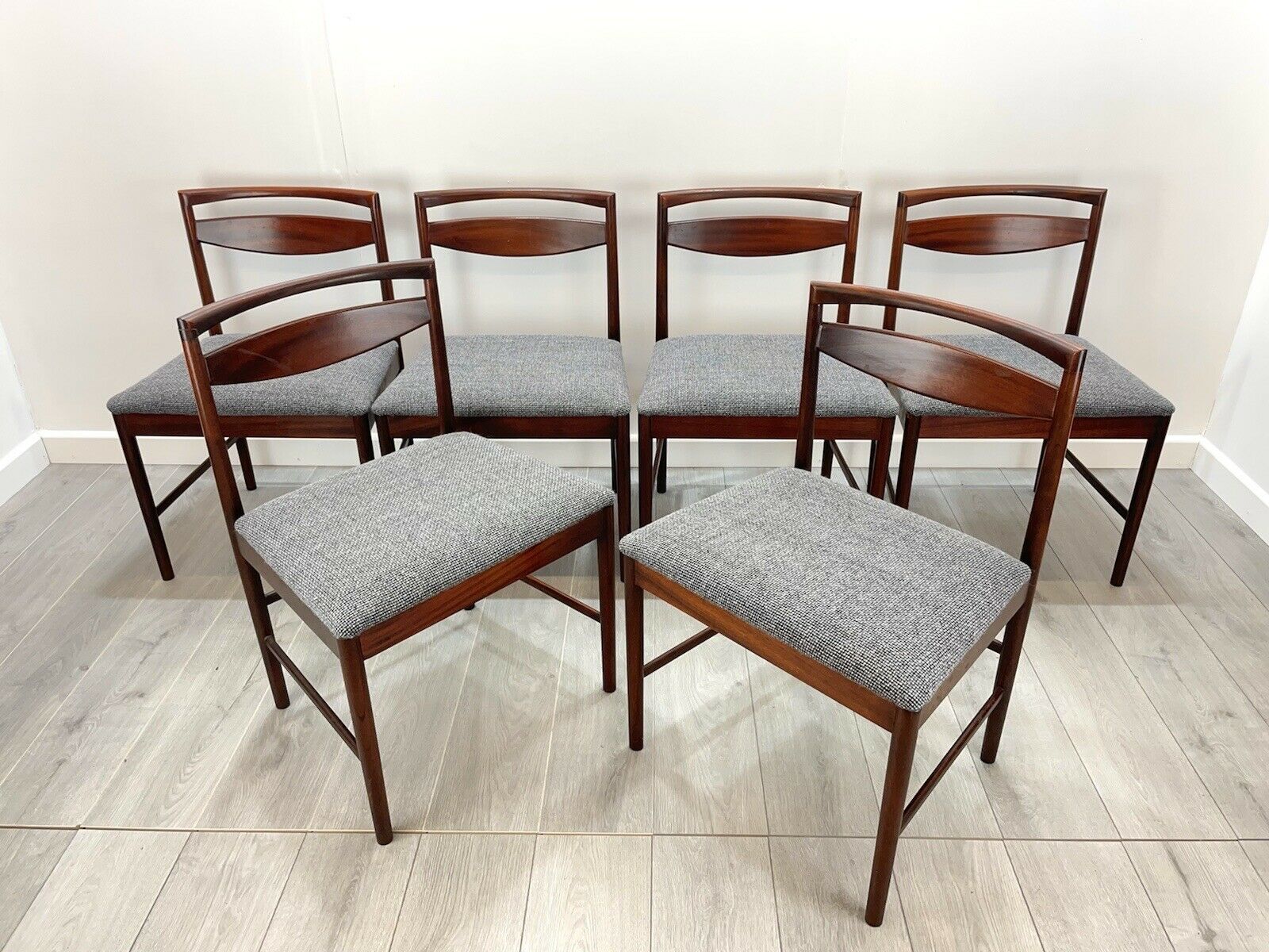 Mid Century, Mcintosh Dining Table and 6 Chairs