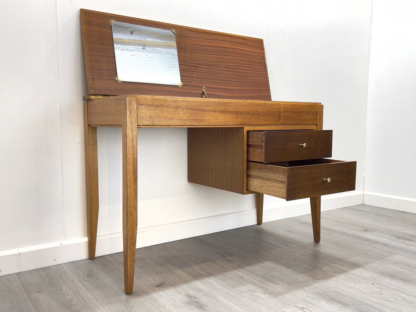 Peter Hayward for Uniflex, Mid Century, Walnut Dressing Table