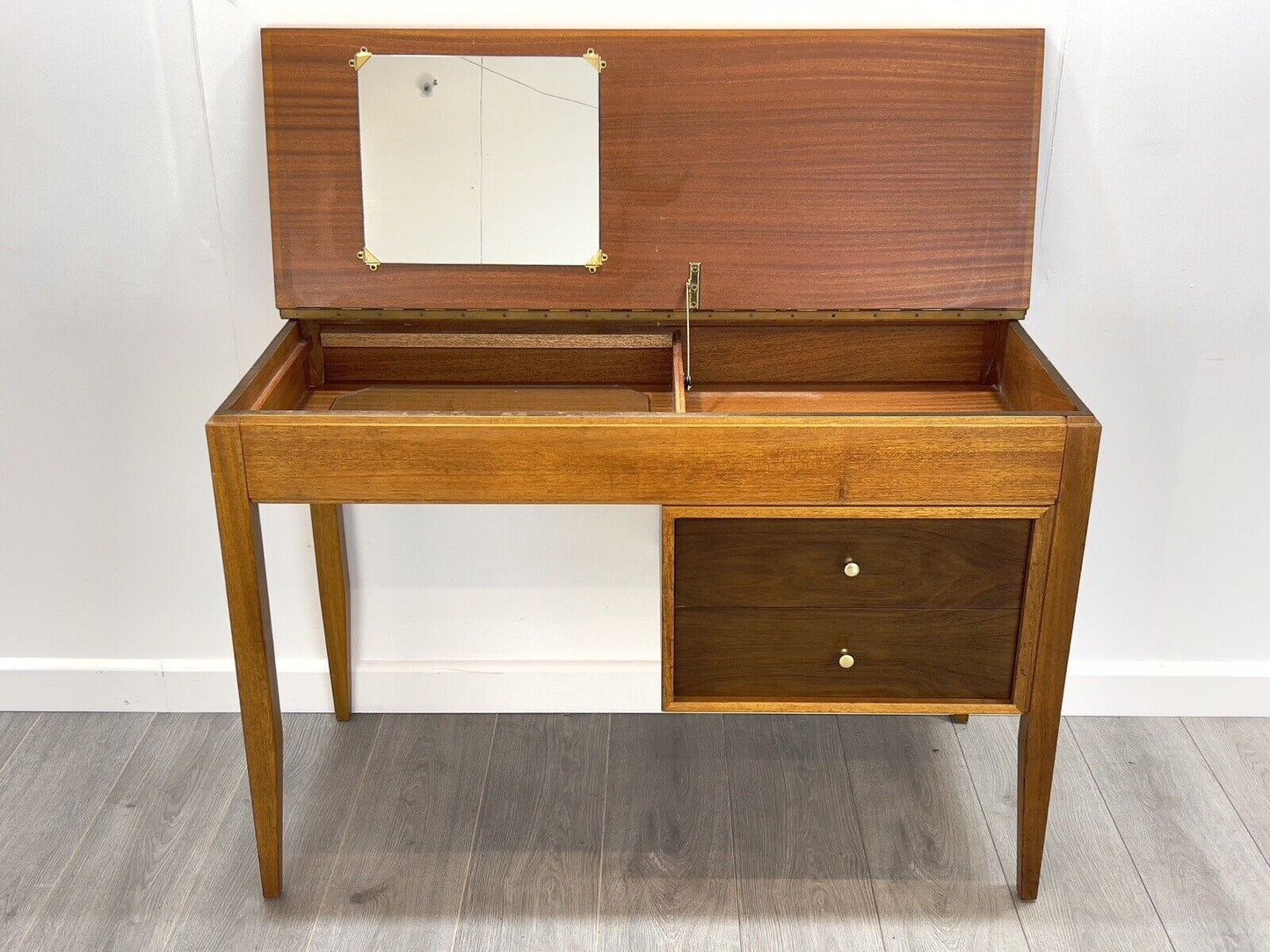 Peter Hayward for Uniflex, Mid Century, Walnut Dressing Table