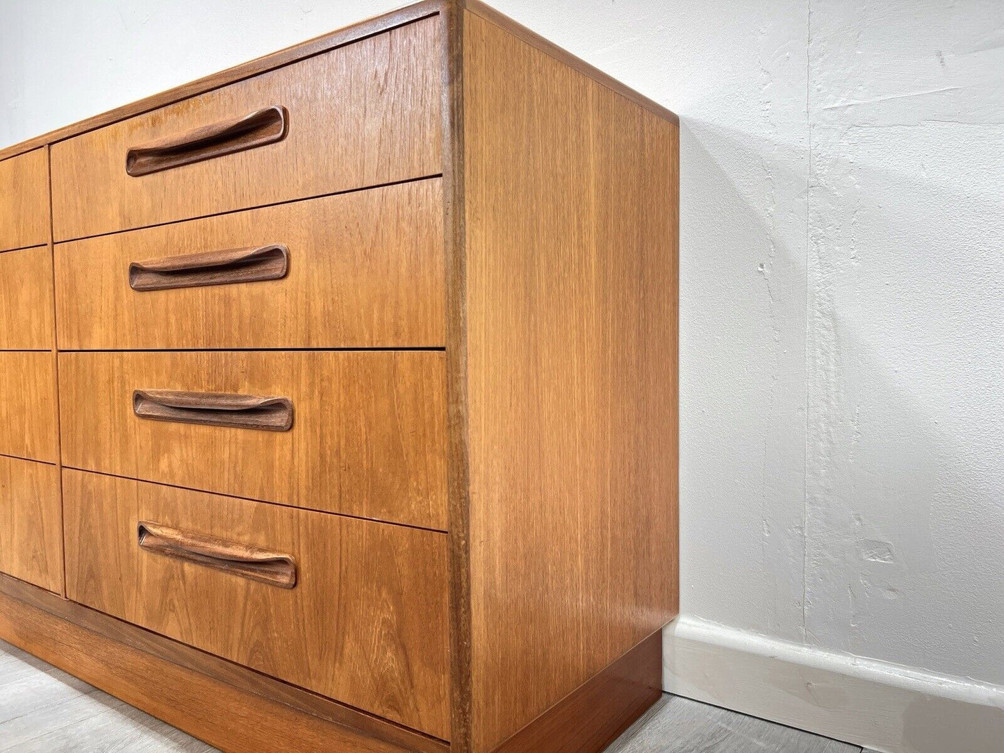 G Plan Fresco, Mid Century Bank Of 8 Drawers / Chest Of Drawers