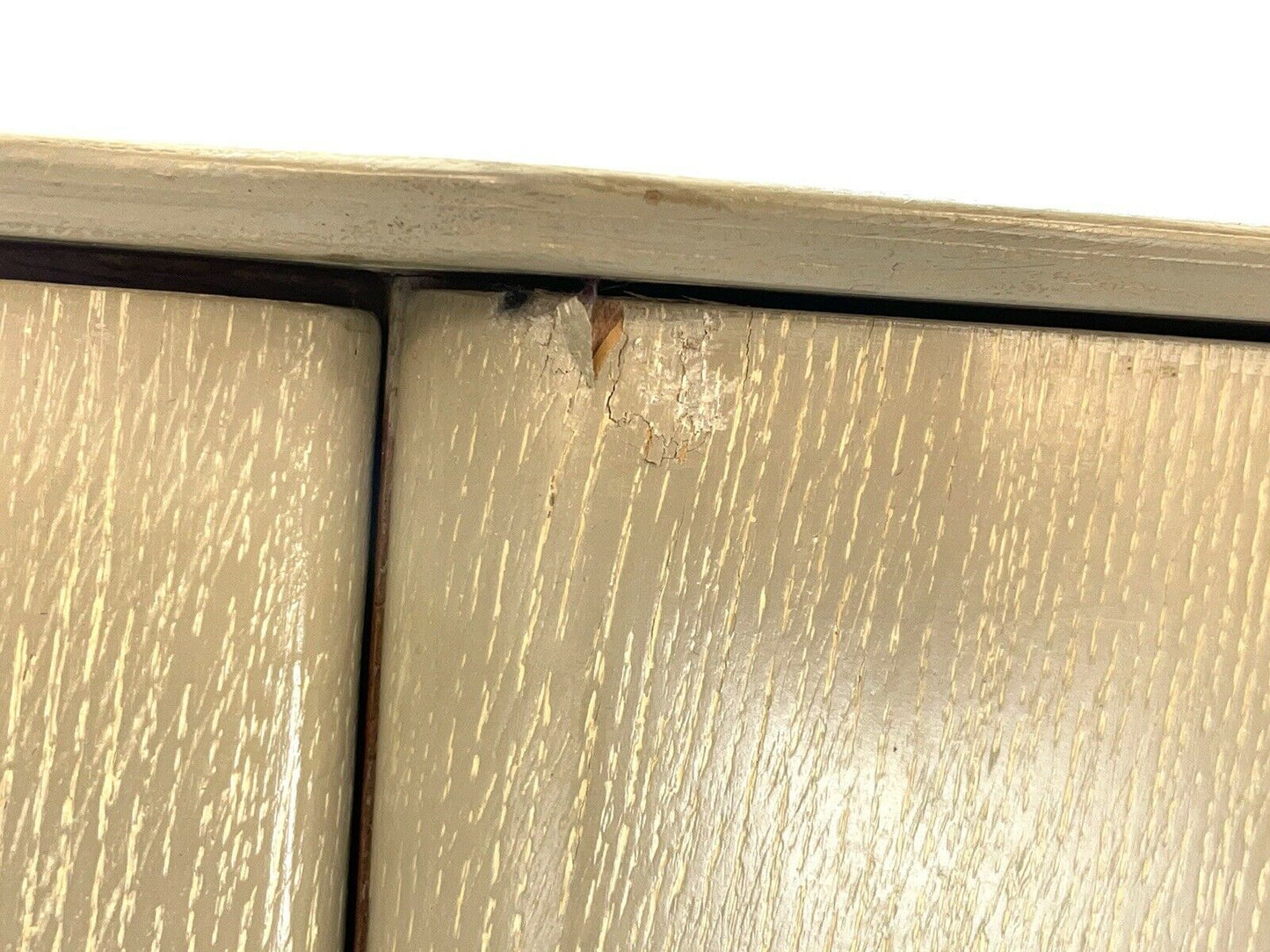 Mid Century, 1960's, 3 Drawer Taupe Coloured Veneer, Bachelors Wardrobe