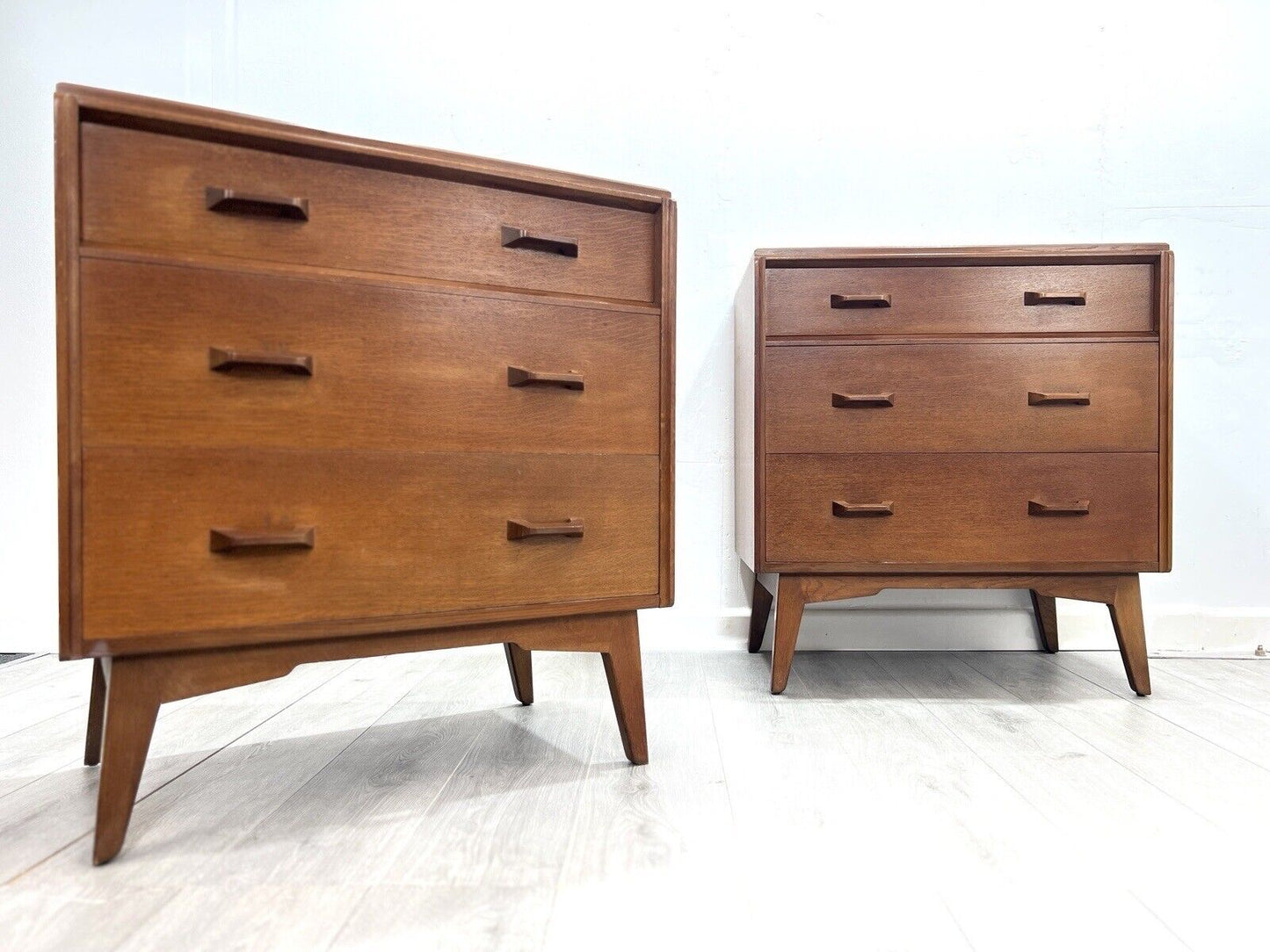 Pair of G Plan / E Gomme Brandon, Mid Century 3 Drawer Chest of Drawers