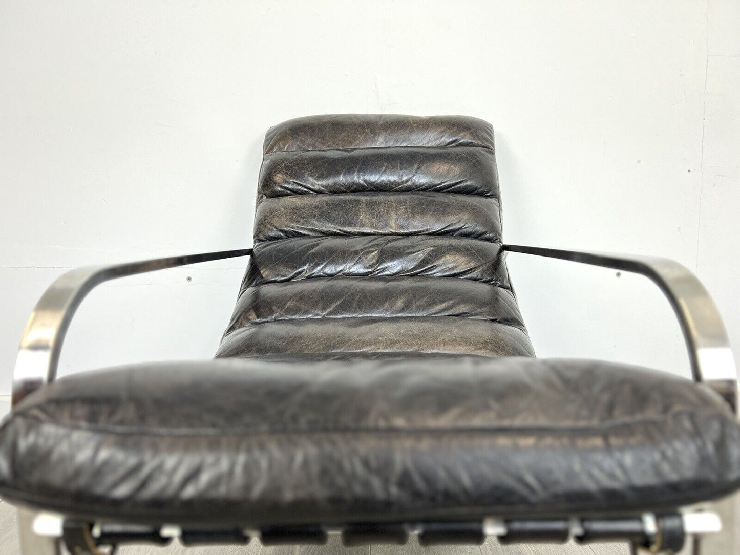 Halo Scott, Modern Leather and Chrome Accent / Lounge Chair for John Lewis
