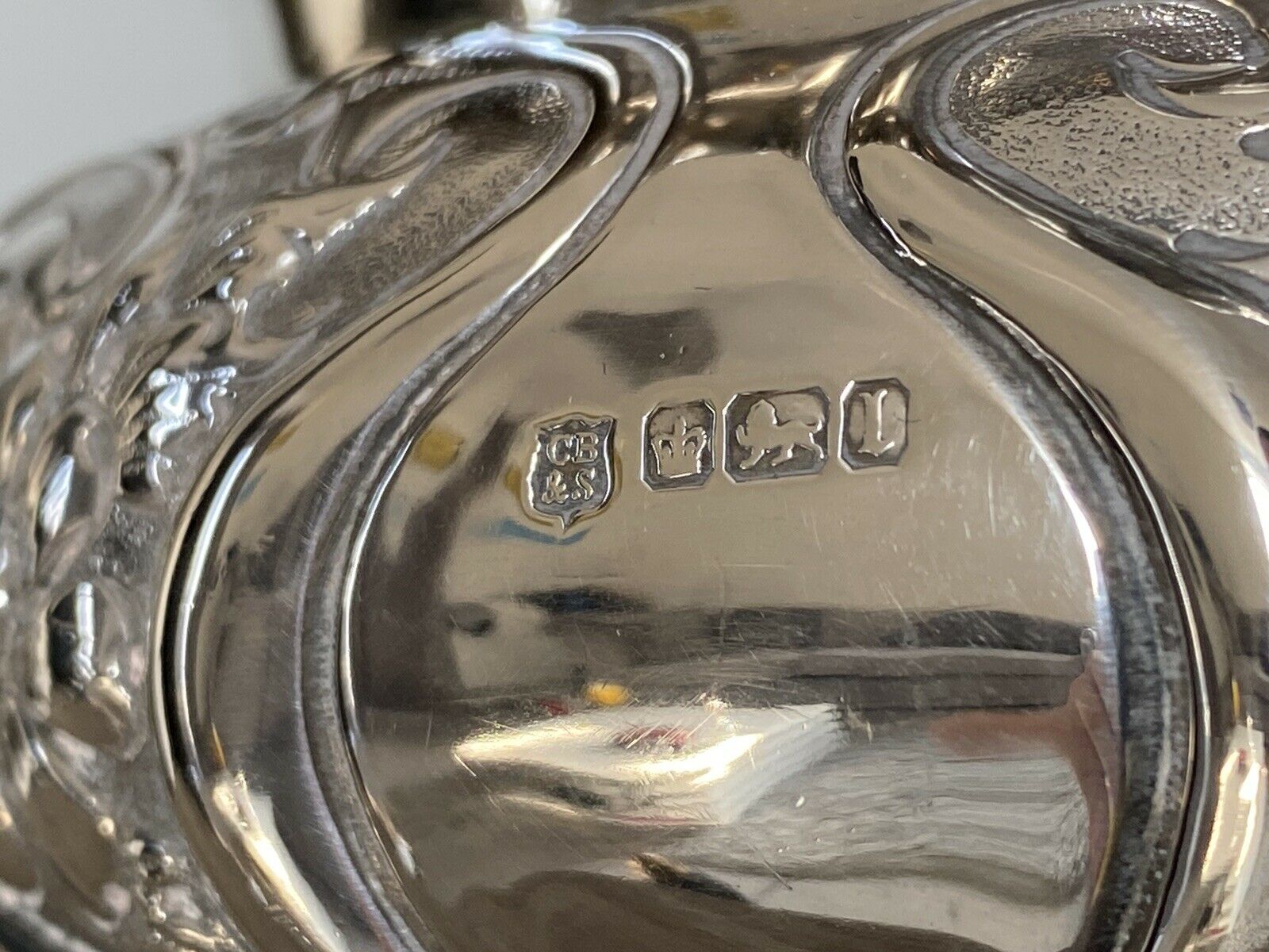 Large Art Noveau Silver Bowl By Cooper Brothers & Sons, Sheffield 1903