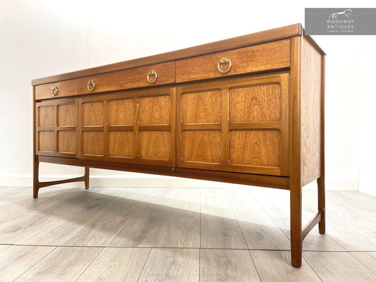 Nathan Squares, Teak Mid Century Sideboard