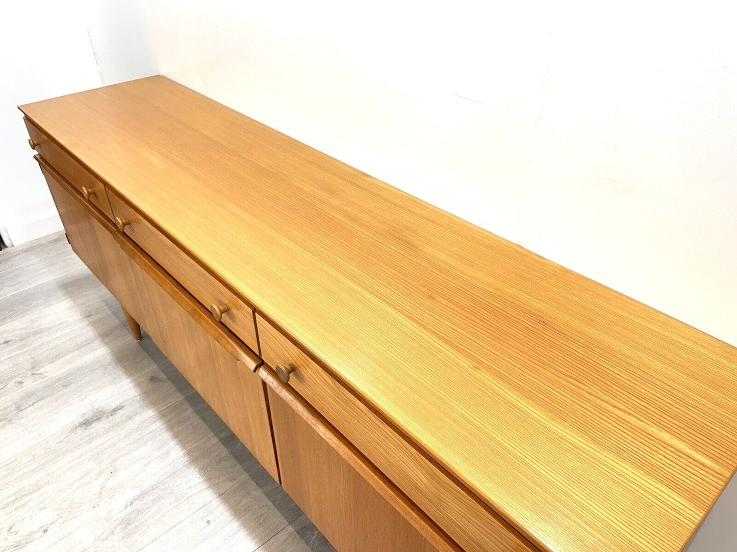 A Vintage Ash, Long Sideboard / Credenza