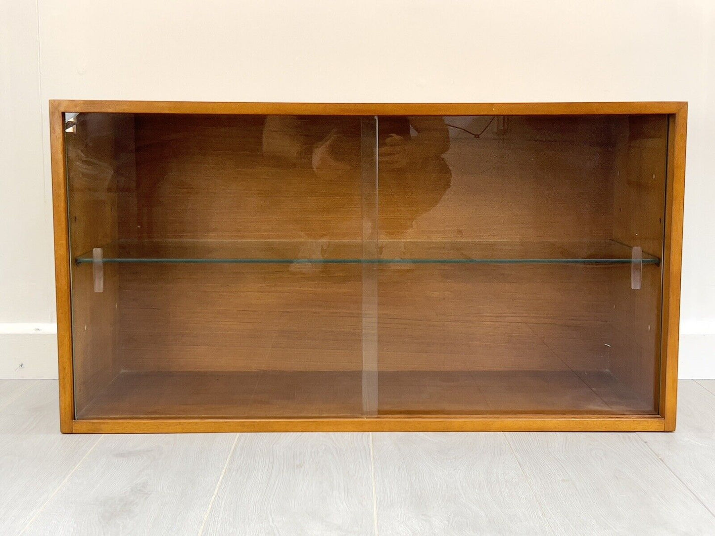 Staples Ladderax, Mid Century Glass Display Cabinet (Wide) - Modified for Robex