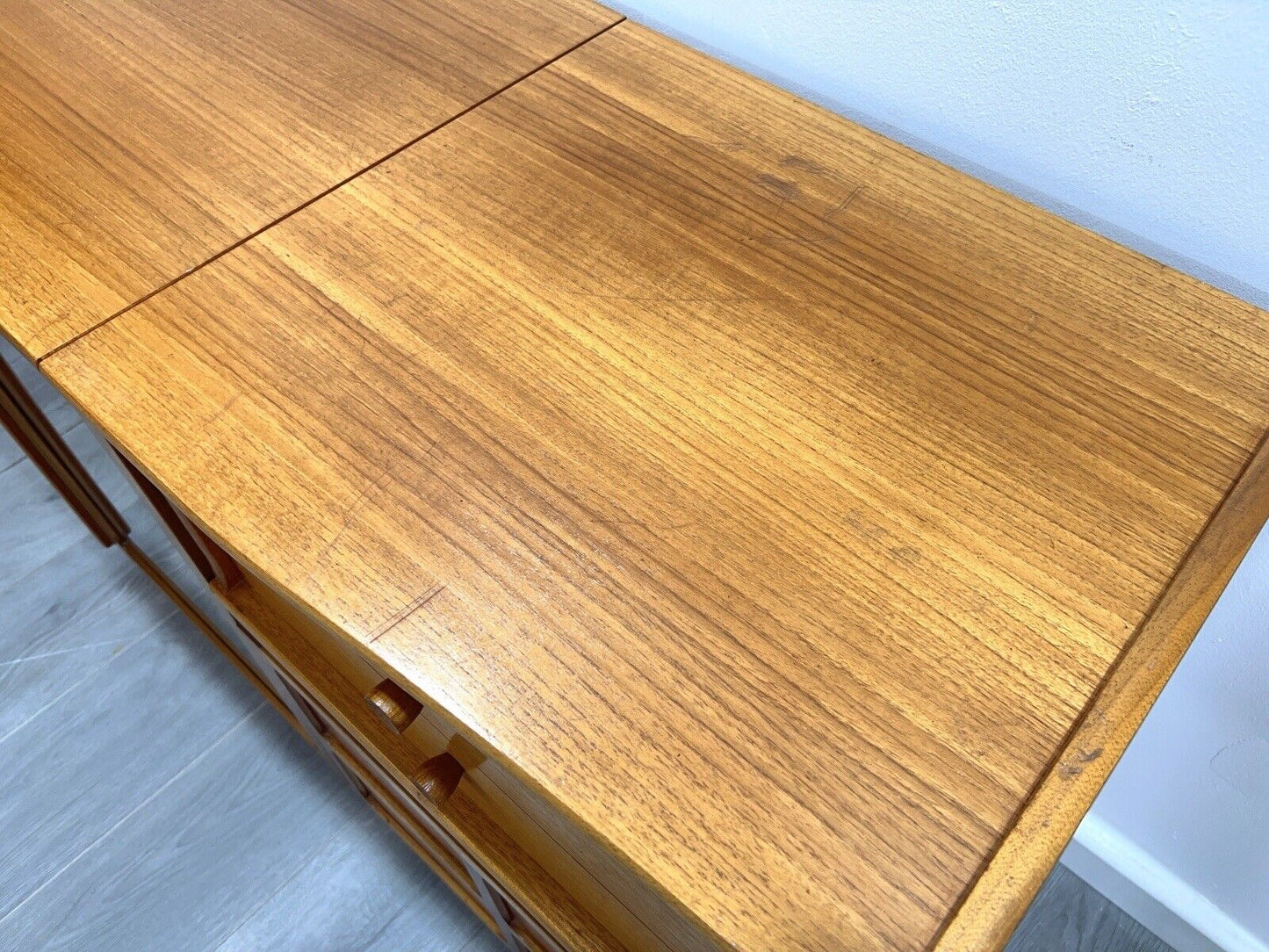 Nathan Squares, Mid Century Teak Hi-Fi Cabinet