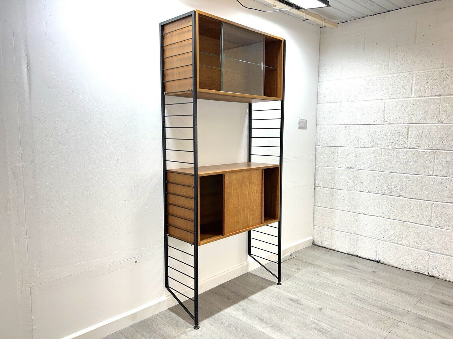 Staples Ladderax, Singular Bay Mid Century Modular Shelving