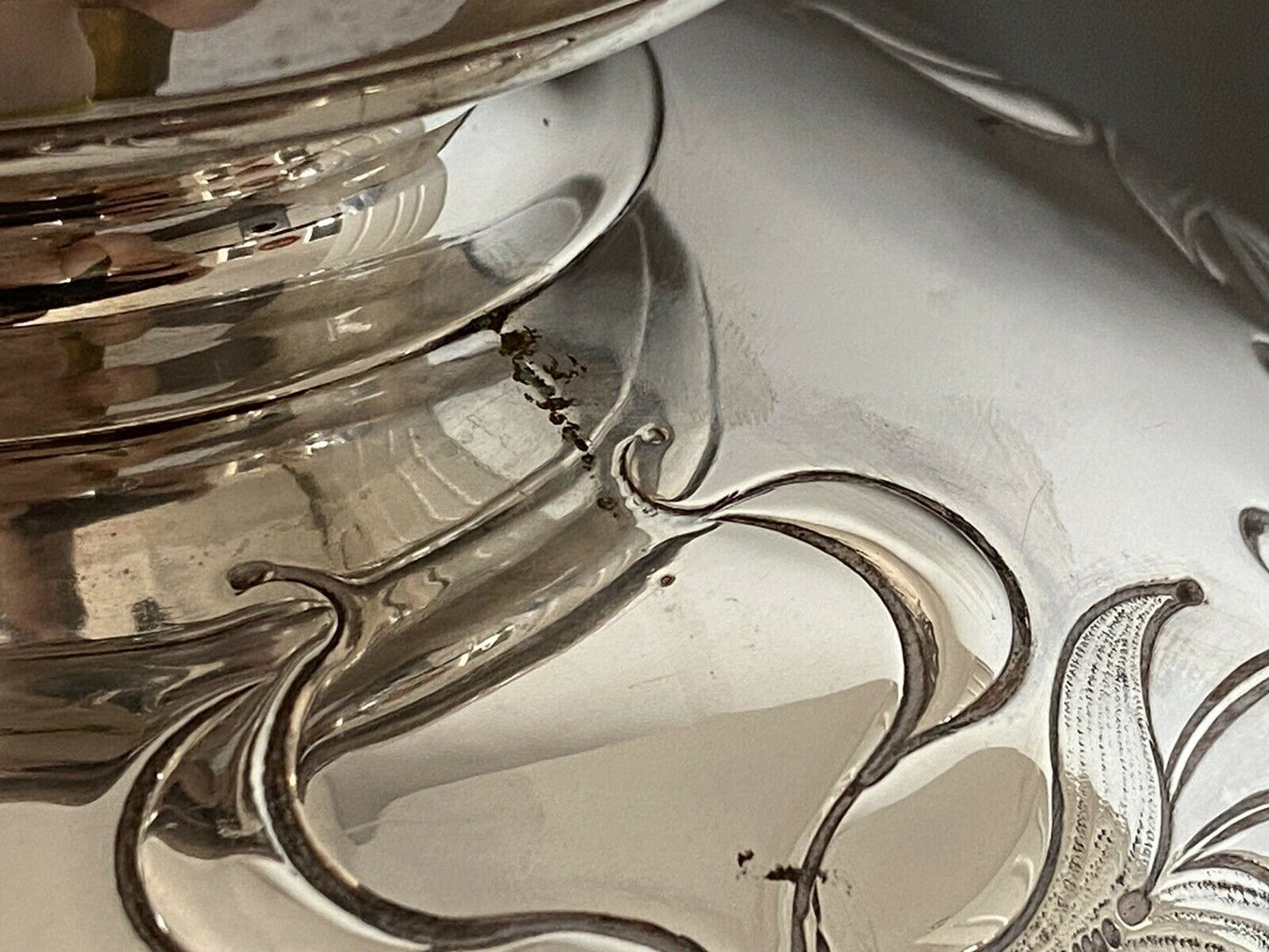 Large Art Noveau Silver Bowl By Cooper Brothers & Sons, Sheffield 1903