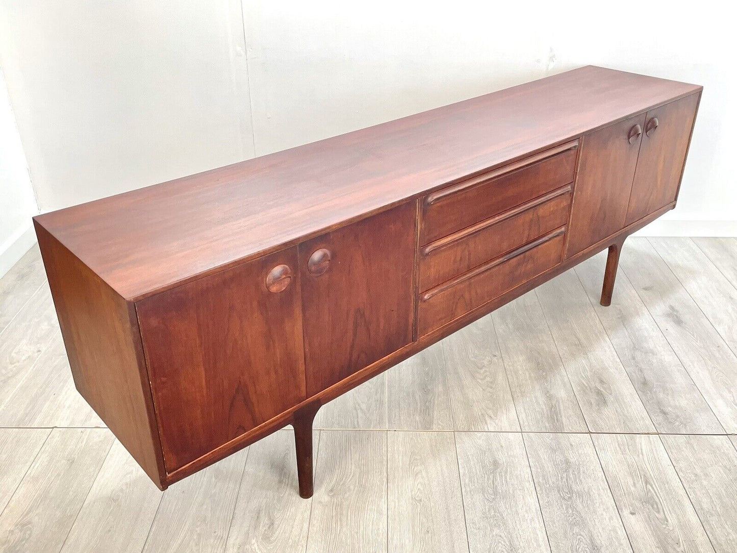 Mcintosh Dunfermline, Mid Century Red Mahogany Sideboard