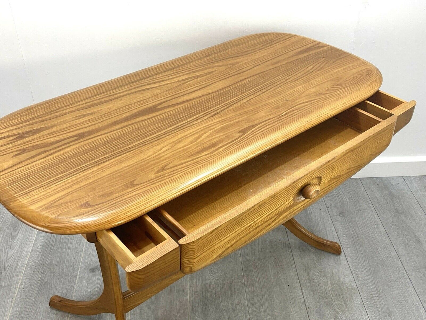 Jentique, Mid Century Ash/Elm Console Table