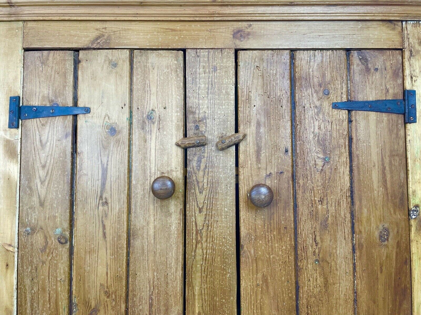 Antique, Rustic Pine Linen Cupboard