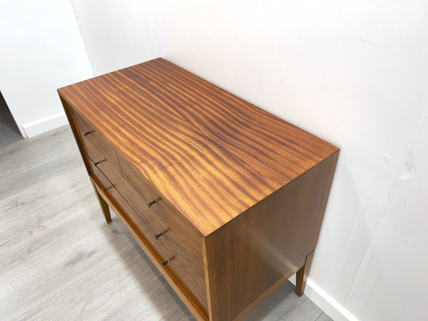 Peter Hayward for Uniflex, Mid Century, Walnut Chest of Drawers