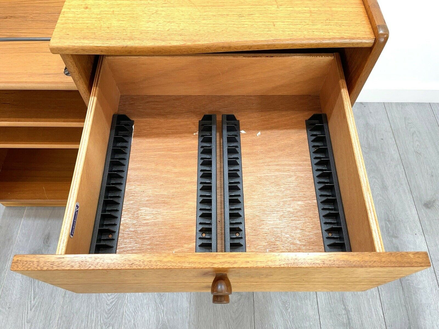 Parker Knoll (Nathan) Squares, Vintage Teak Hi-Fi Cabinet