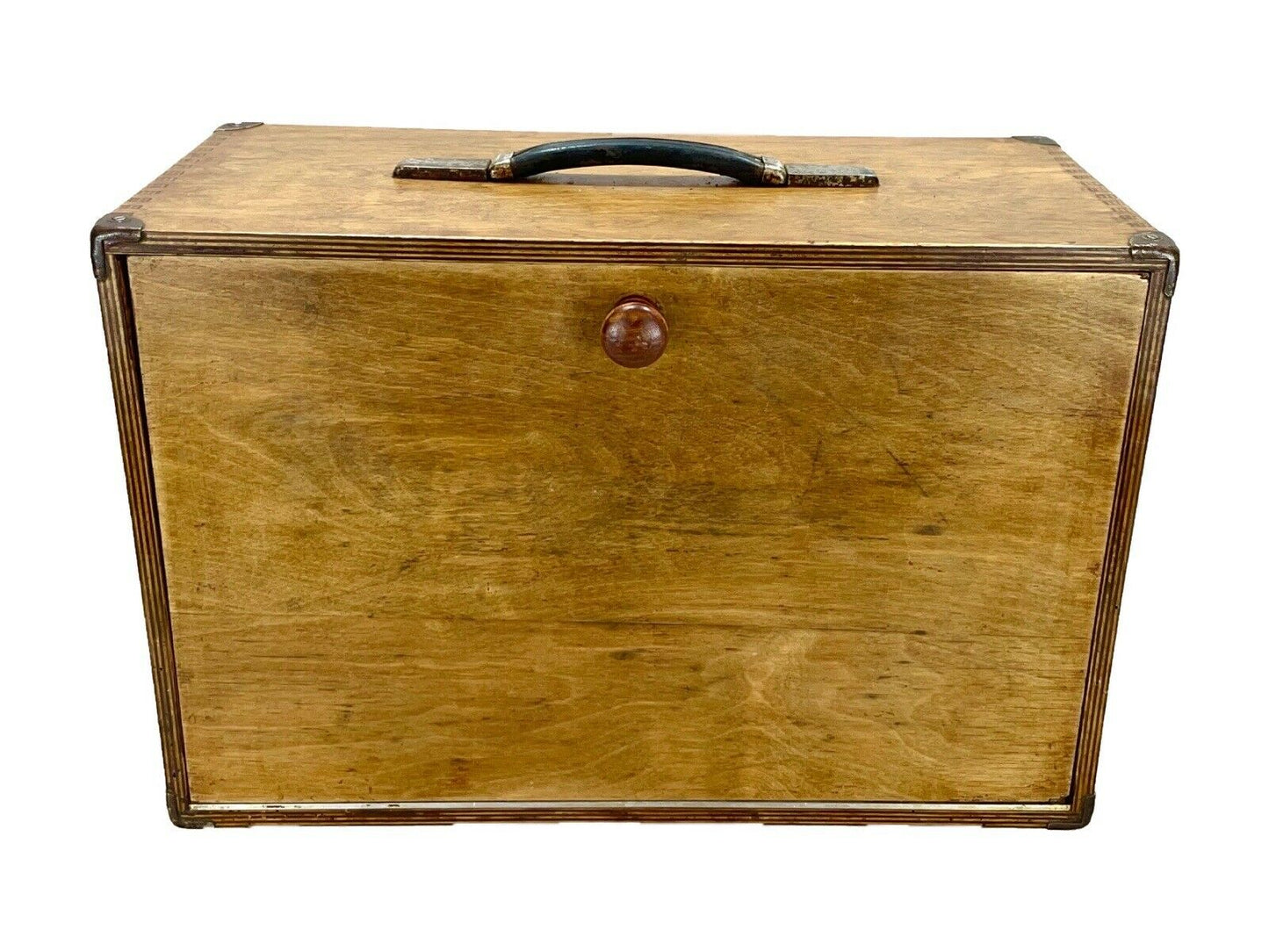 Vintage, Oak Engineers Tool Chest / Box