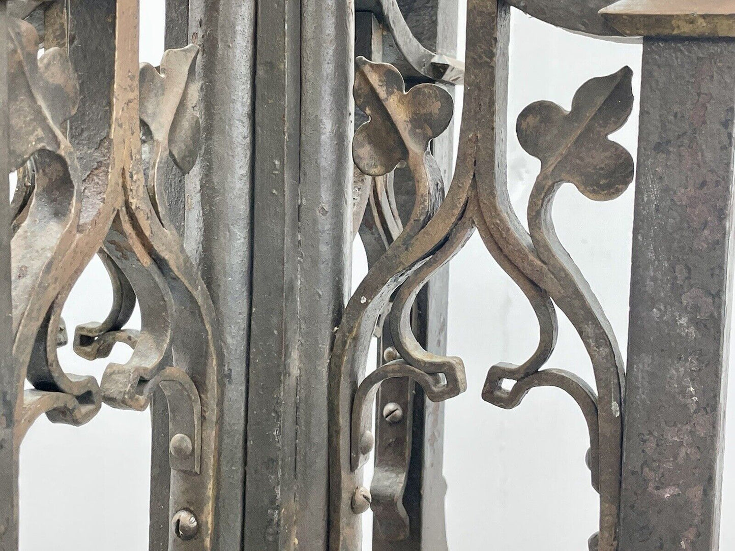 A 19th Century, Wrought Iron, Gothic Revival Paschal / Candle Stand