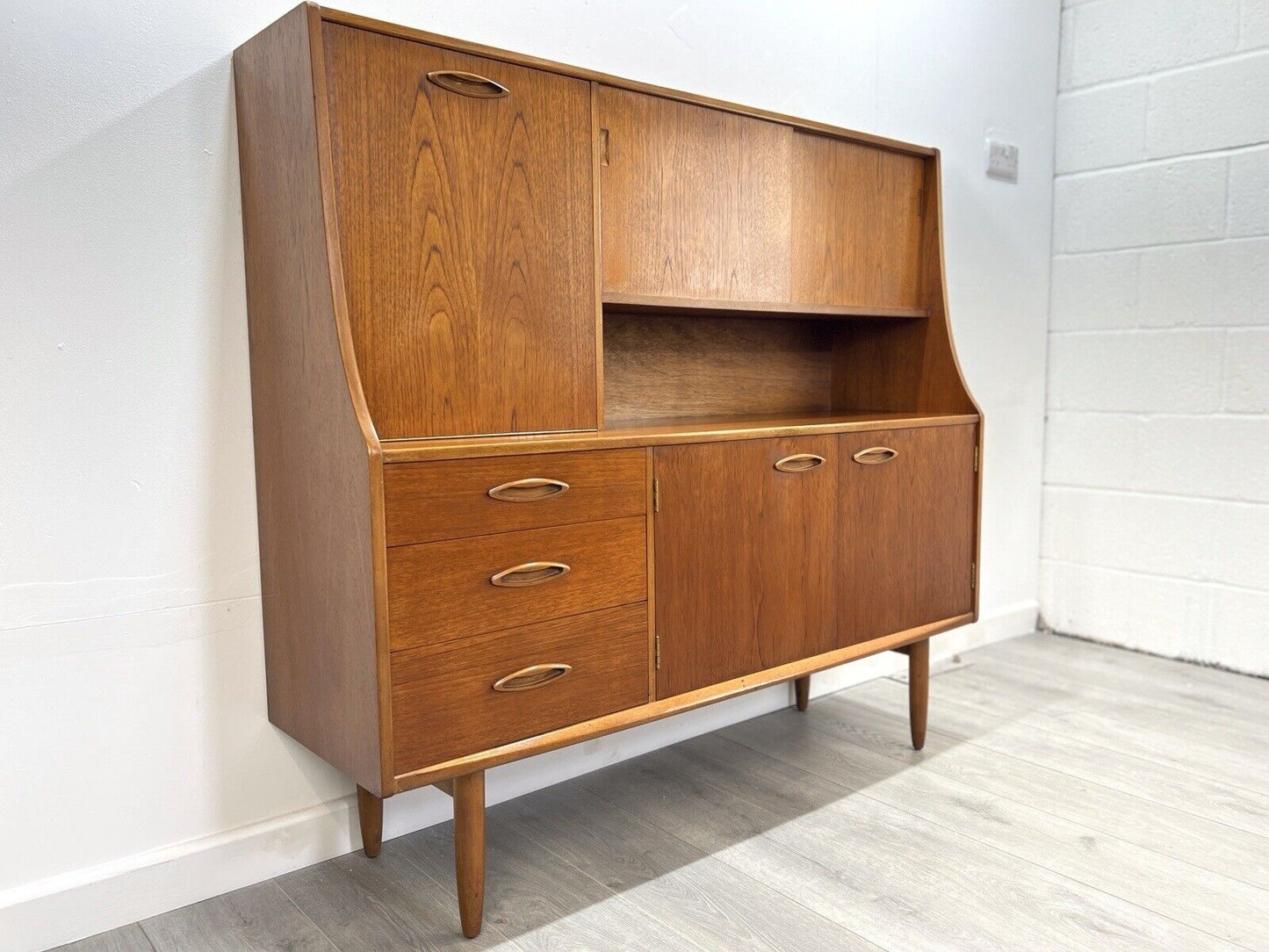 Jentique, Vintage Teak Highboard / High Sideboard