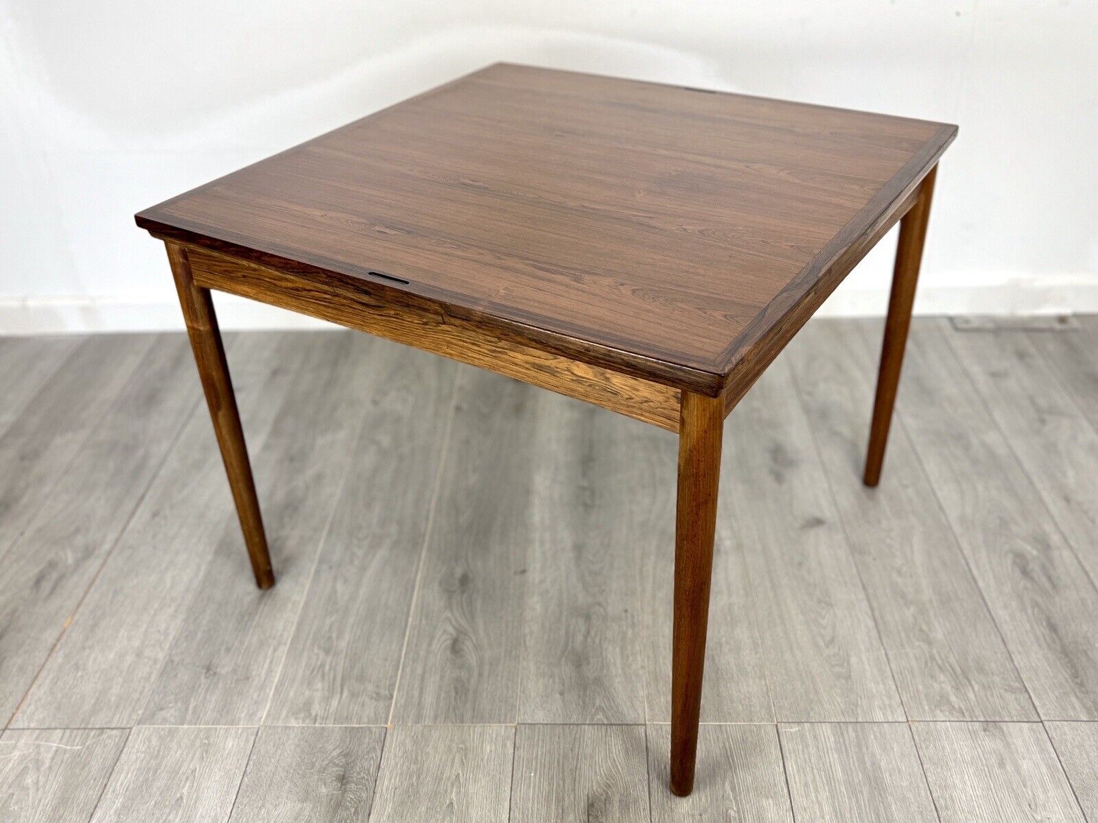 Poul Hundevad, Mid Century Reversible Rosewood Dining Table and Card Table