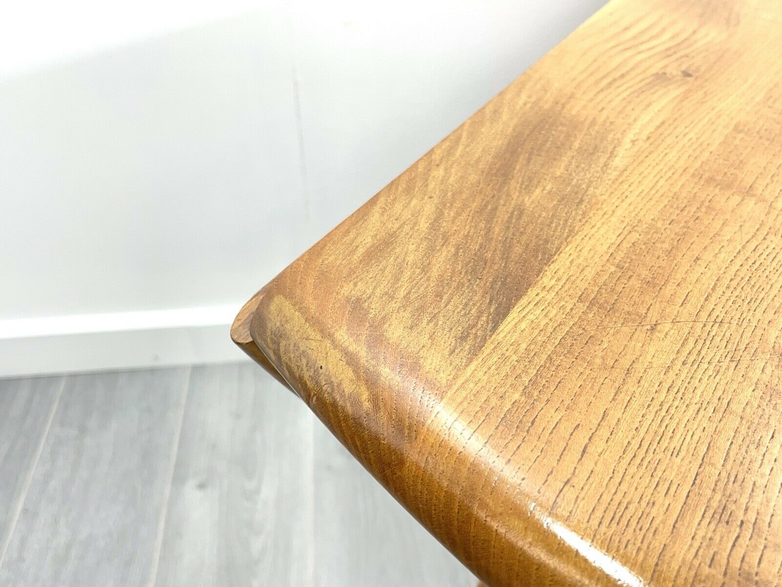 Ercol Model 384, Retro Drop Leaf Oval Dining Table