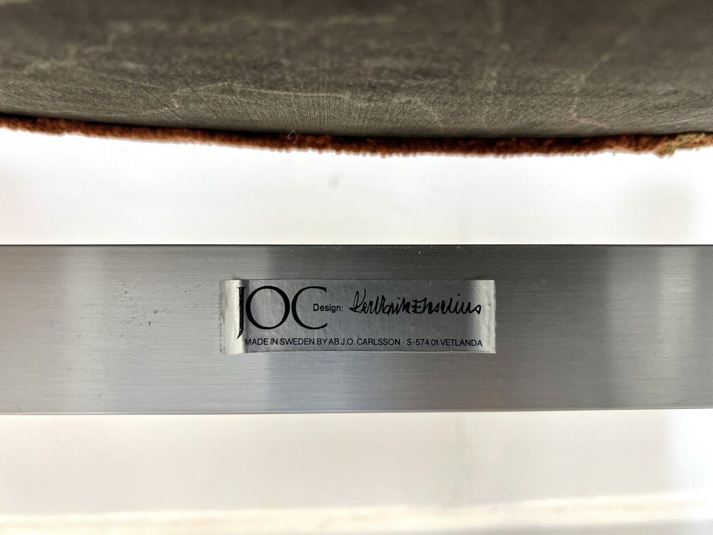 J. O. Carlsson Mondo, Corduroy & Aluminium Club / Lounge Chair