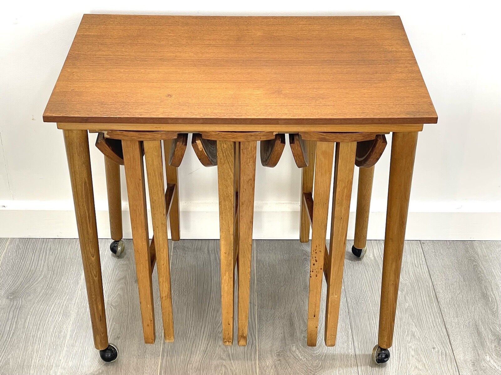 Poul Hundevad, Mid Century, Nesting Folding Tables