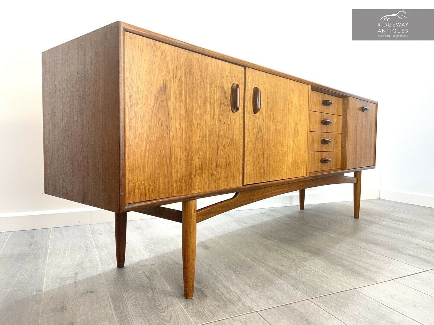 G Plan Brasilia, Mid Century Teak Sideboard / Credenza