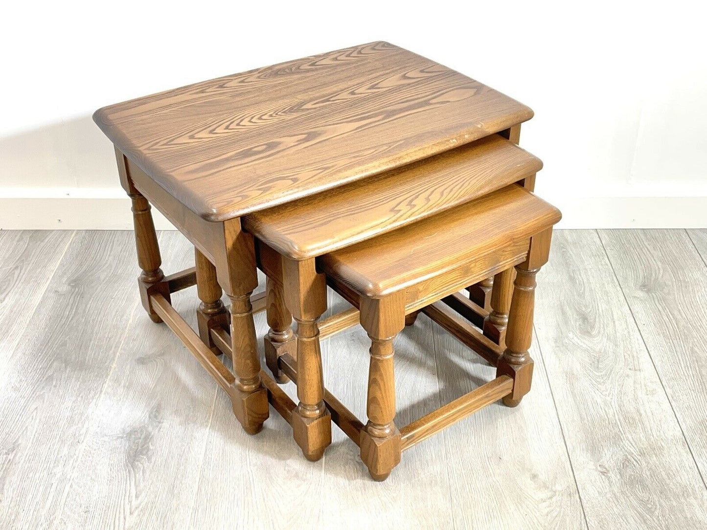 Ercol Old Colonial, Vintage Nest of Tables