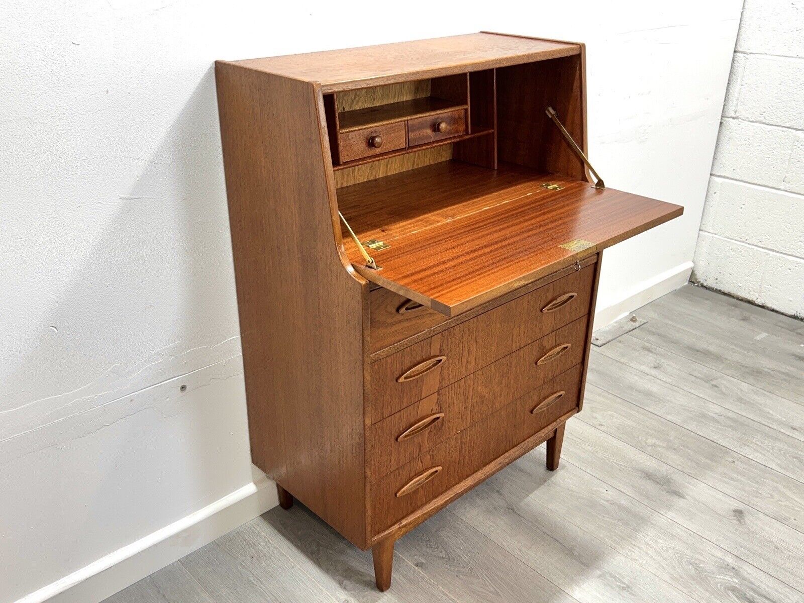 Jentique, Mid Century Teak Bureau
