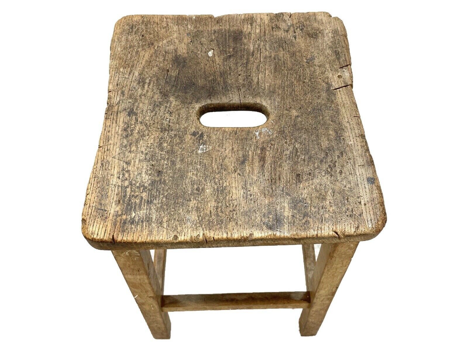 Vintage Mid Century Lab Stool - Short