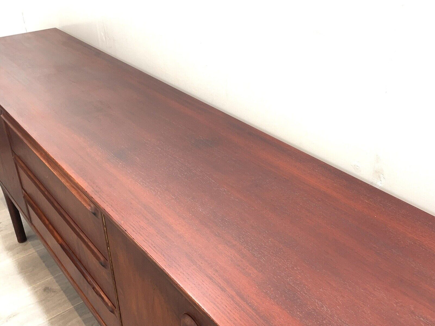 Mcintosh Dunfermline, Mid Century Red Mahogany Sideboard