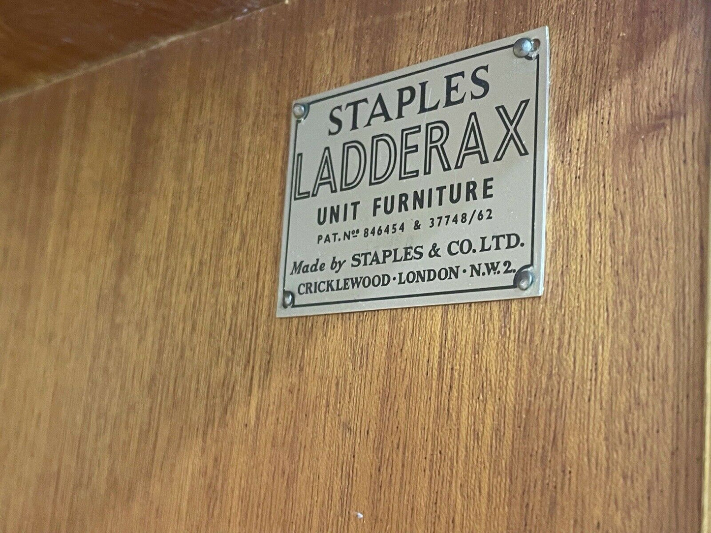 Staples Ladderax, 2 Bay Setup With Gold Ladders, Bank Of 3 Drawers, Plus More#