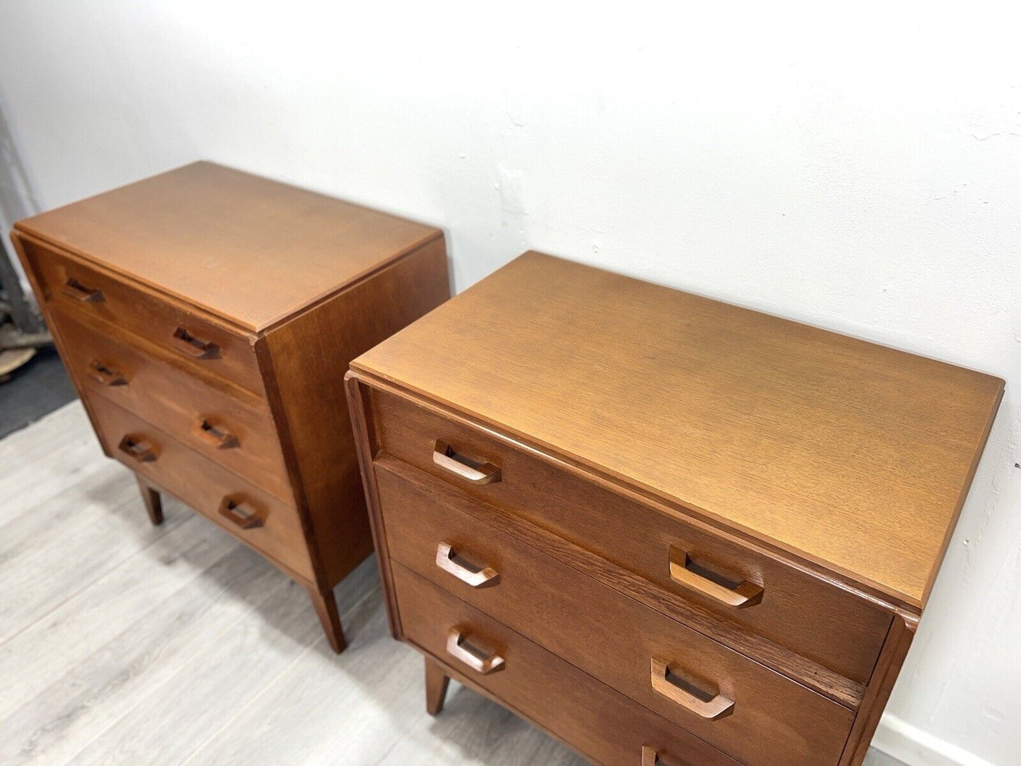 Pair of G Plan / E Gomme Brandon, Mid Century 3 Drawer Chest of Drawers