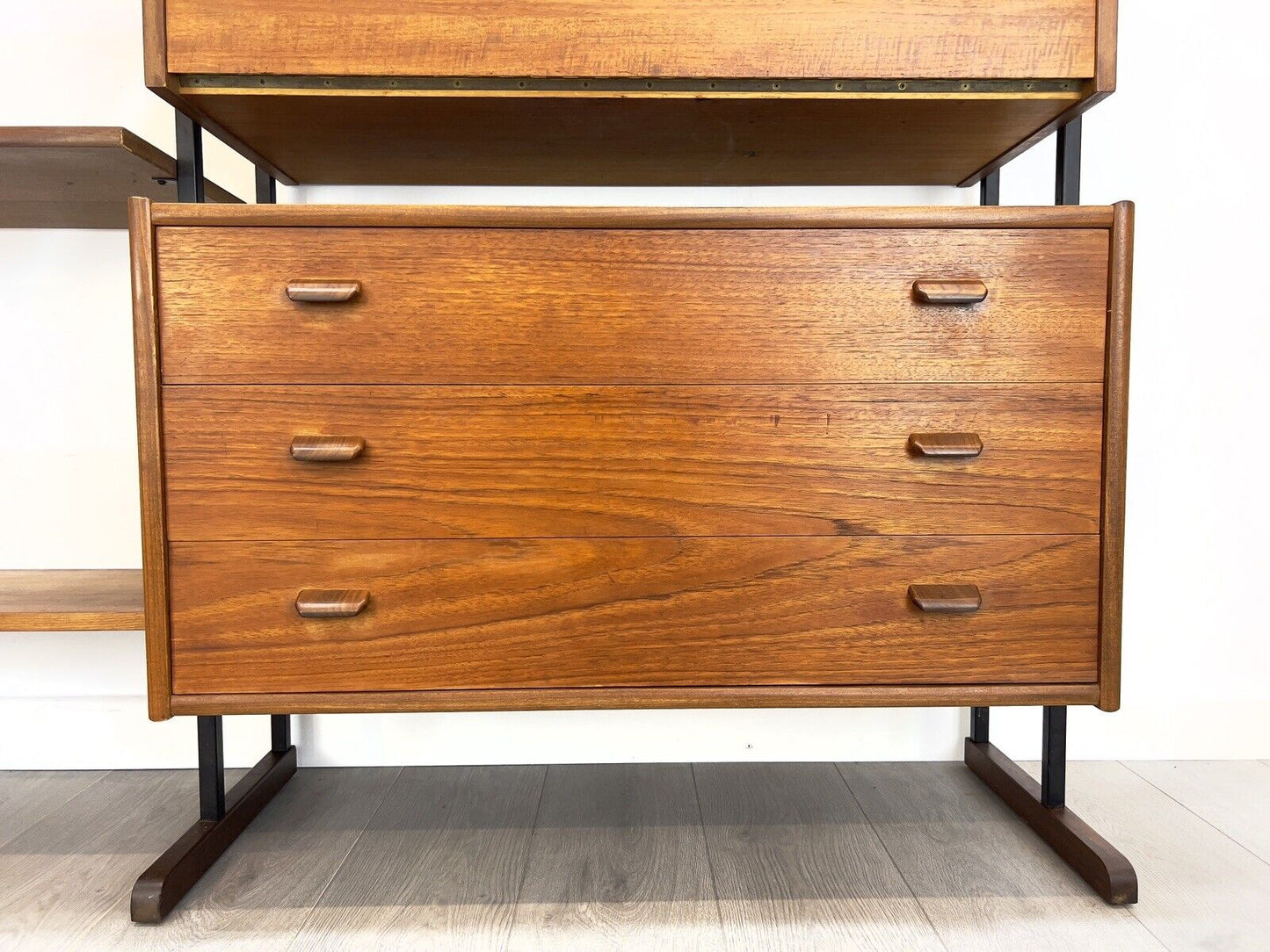 A Robex, 2 Bay Mid Century Modular Shelving Unit
