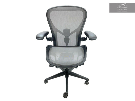 Herman Miller Aeron Gaming Chair, Size C - Black